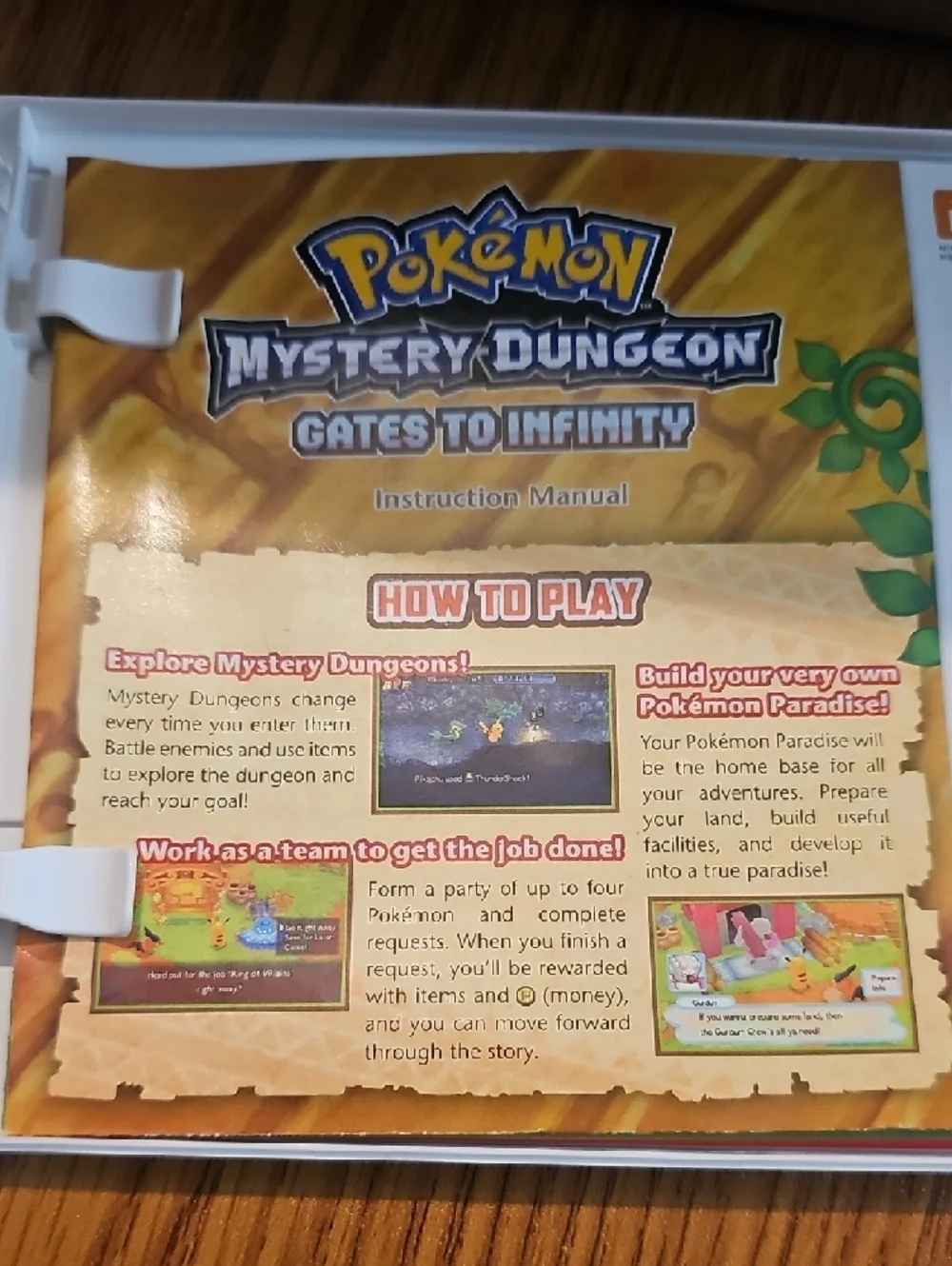 Nintendo 3DS Game Pokemon Mystery Dungeon Gates To Infinity Like NEW
